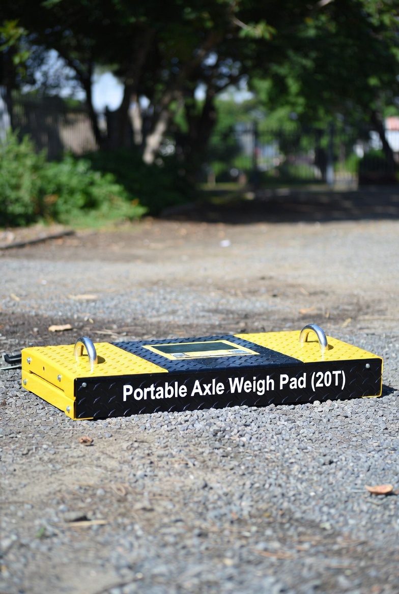 Portable Axle Weigh Pad